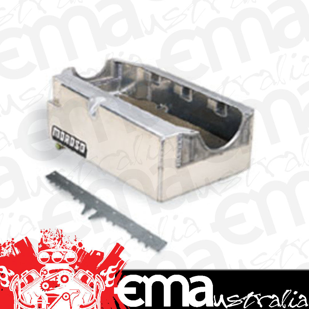 Moroso MO21235 Wet Sump Oil Pan 8-1/4" Deep (Suit Small Block Chevy 1985-On Dart Little M and Merlin Motown)