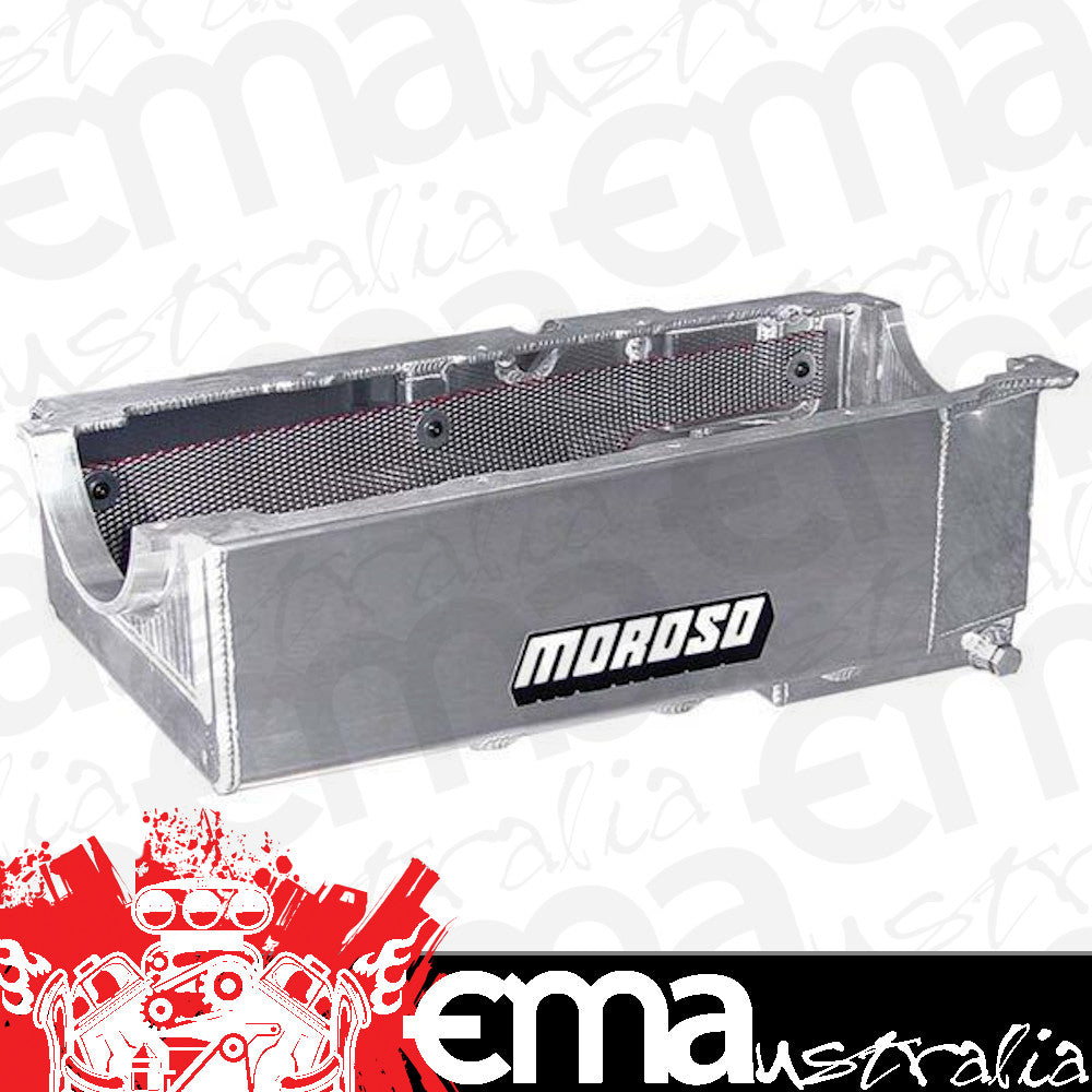Moroso | MO21600 | Chev BB Mark 47 Quart (6.62L) Drag Race Oil Pan 8" Deep Use Int Pickup