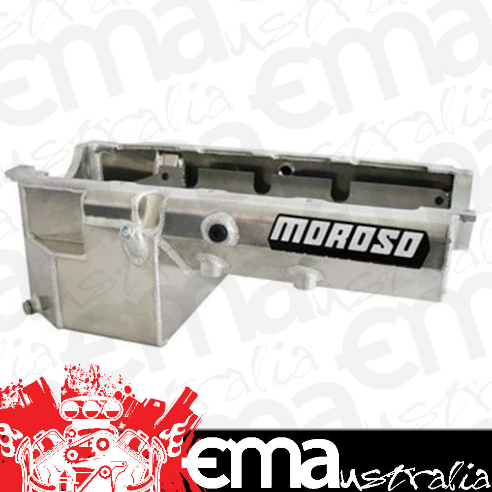Moroso MO21601 Oil Pan Drag Race BBc Alum. Stage Ii Mark 42 Pc. Rear Seal