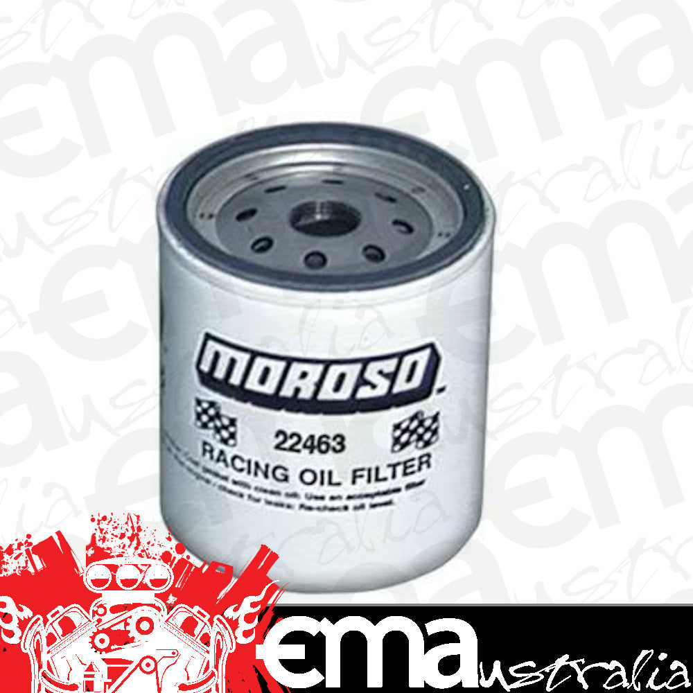 Moroso MO22463 Oil Filter Racing 22mm X 1.5 Thread 3.50 In. High (each)