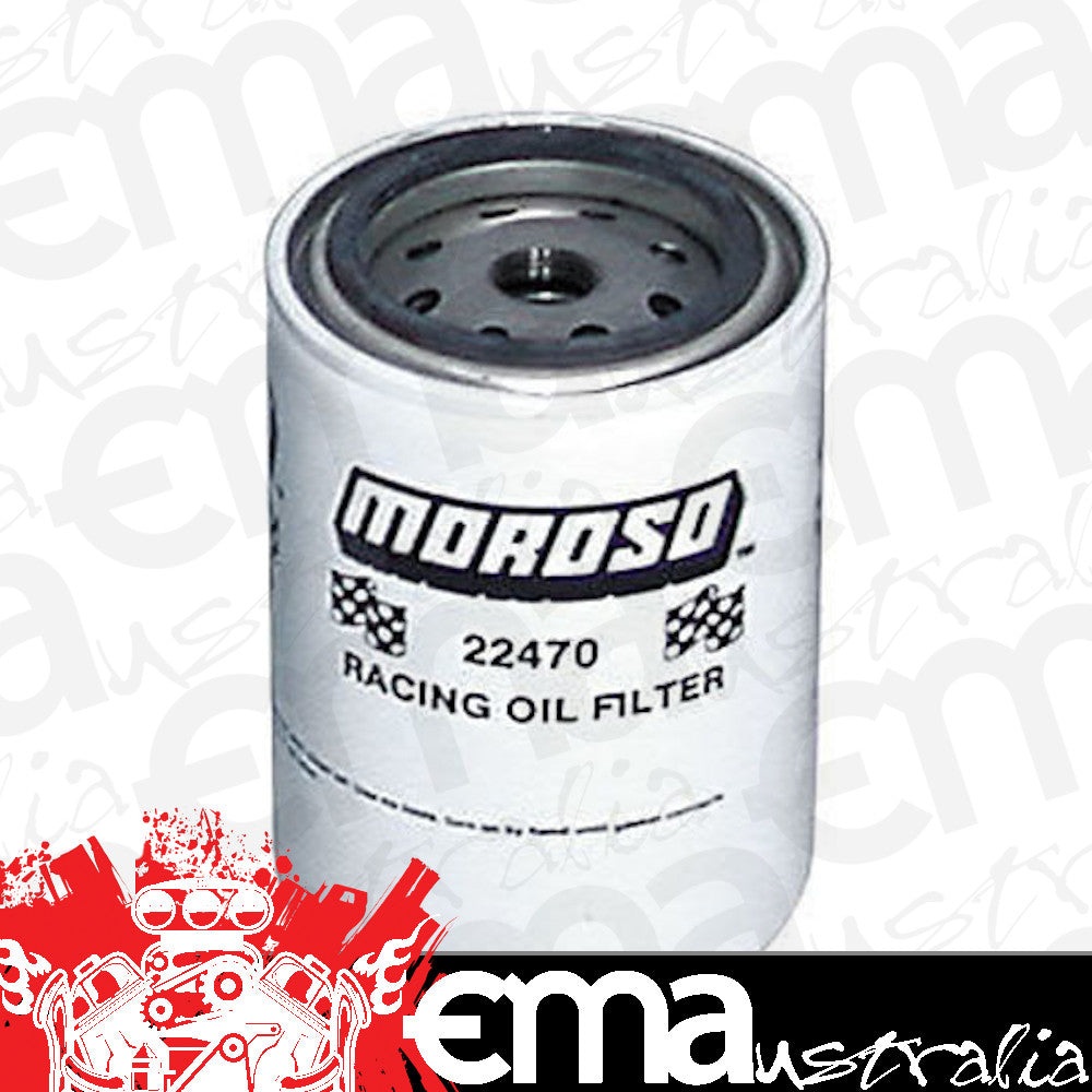 Moroso MO22470 Universal Race Oil Filter 3/4 In.-16 UNF Thread 5.250" High
