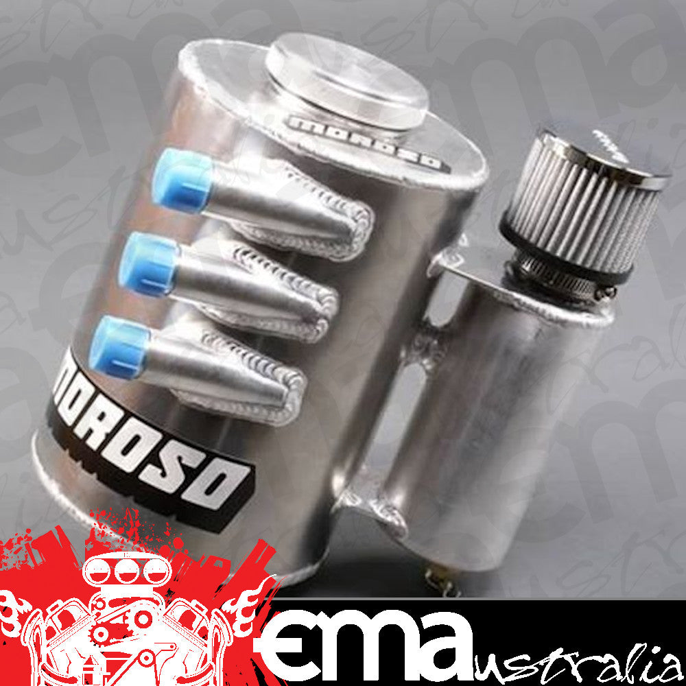 Universal 13" Dry Sump Tank 4.7L Capacity 3 X -12An with Breather Tank Moroso MO22684