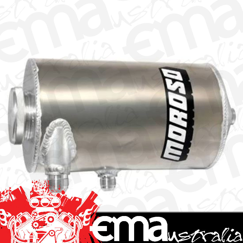 Moroso MO22686 Oil Tank; Dry Sump Oil Tank; Single -16An Inlet; without Breather; 15 In.; 6 Quart; Oil Tanks without Integral
