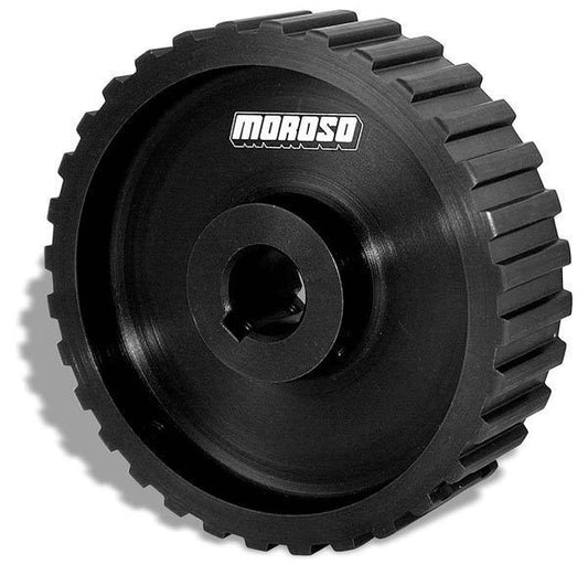 Moroso MO23532 Dry Sump Pump Gilmer Drive Pulley 32 Tooth Black Billet Alloy