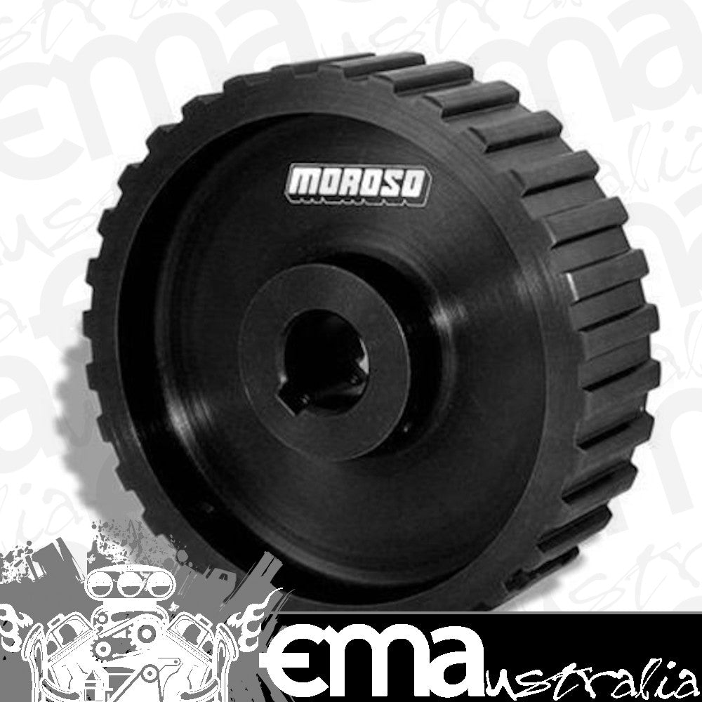 Moroso MO23547 Dry Sump Oil Pump Pulley; Pump Pulley 36; 1.00 In. Wide Drive Belt; Accept 5/8 In. Shaft; 4 Set Screws To Lock Pulley In Positive Manne