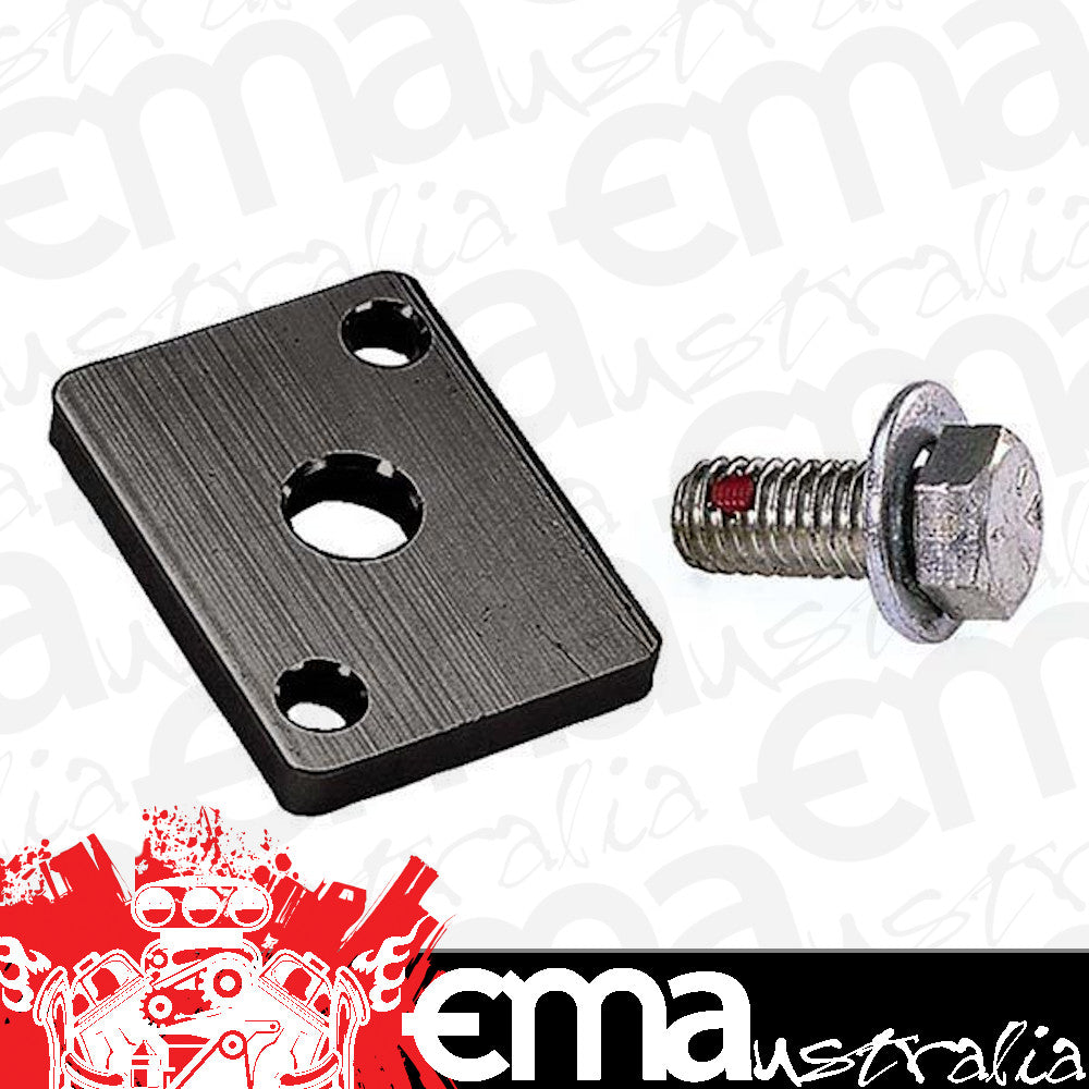 Chevy small block Gen I 262-400 C.I.D. & Big Block Mark IV 396-454 C.I.D Chev SB BB V8 Alloy Oil Pump Block-Off Plate Moroso MO23790