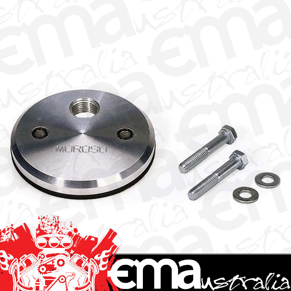 Moroso MO23840 Oil Filter Block-Off Plate Suit Chev Small & Big Block V8