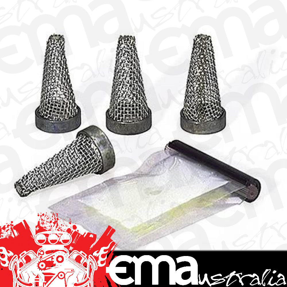 Moroso MO23965 Filter Fitting Screen Kit.817" Od X 1.75" Long 4 Pack Inc Epoxy
