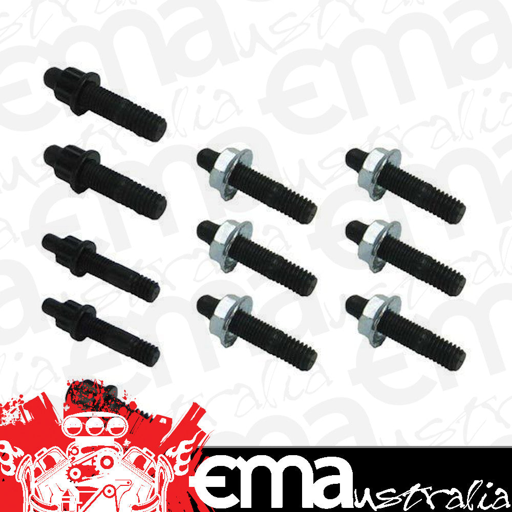 Moroso MO38361 Oil Pan Stud Kit 12 Point Nuts Suit Chev BB