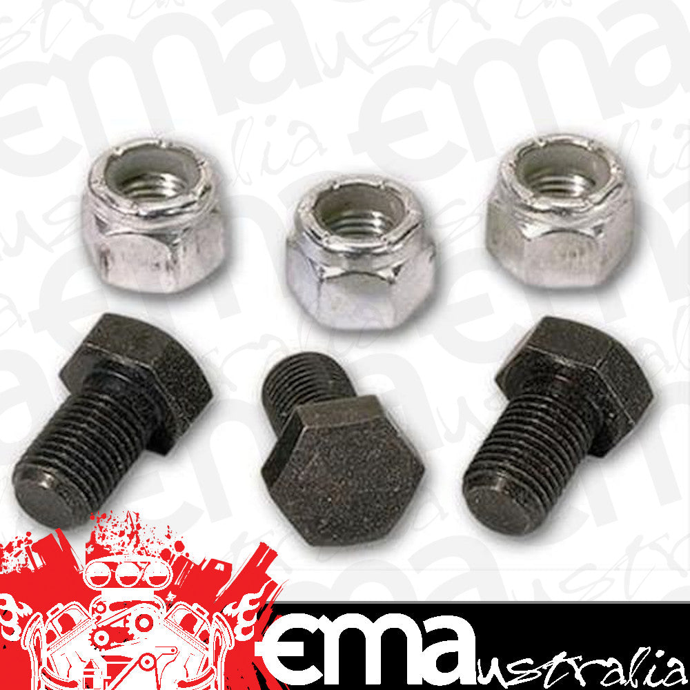 Moroso | MO38764 | Torque Convertor Bolts w/ Nuts 3/8"-24 X 5/8" Suit Turbo 350/400