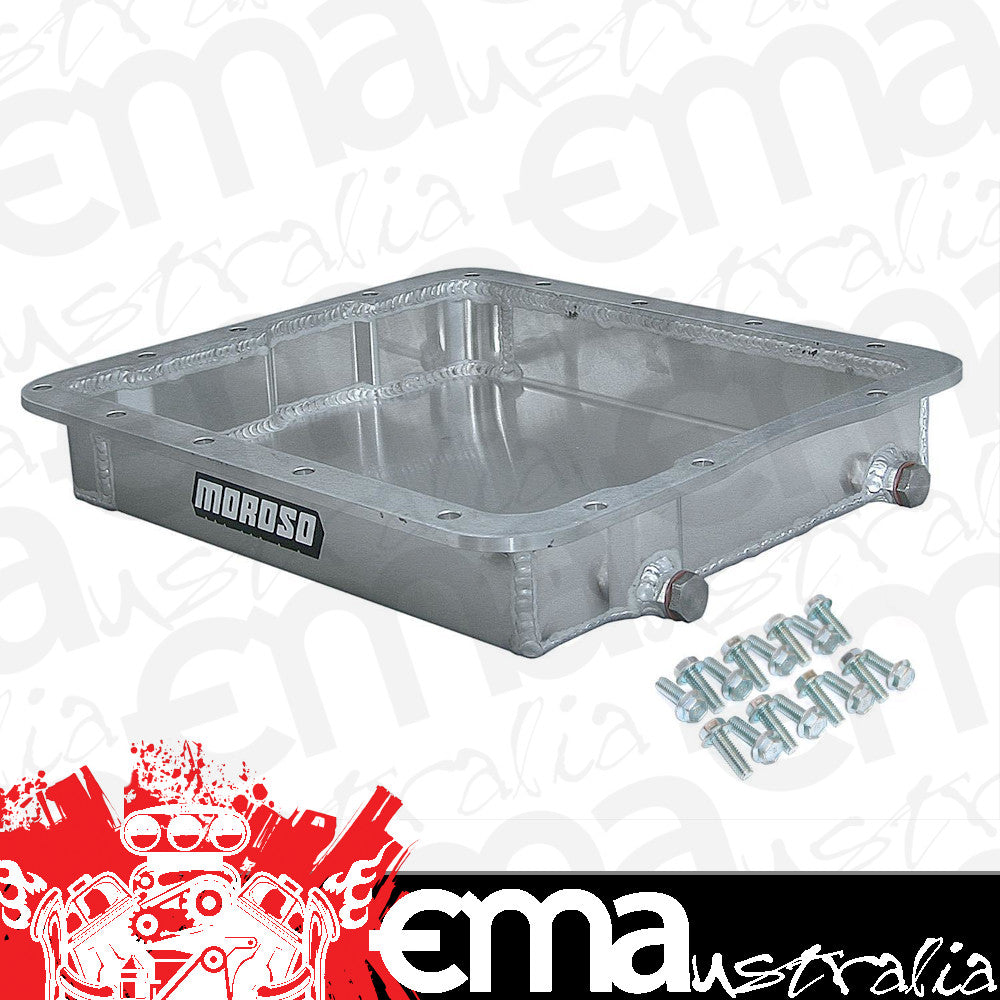 Moroso MO42025 GM 700R4 Transmission Pan 2.375" Deep Fabricated Alloy