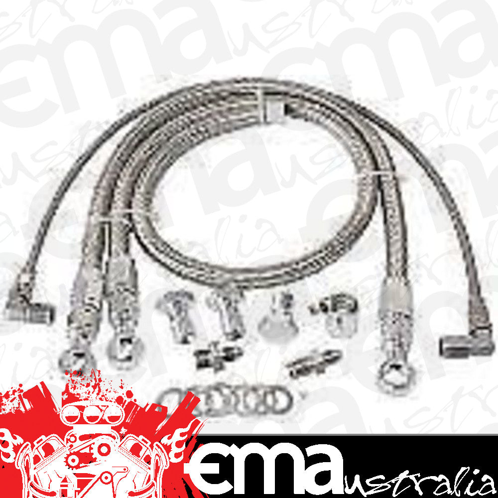 Nissan RB30 Rb Turbo Water Line Oil Feed Kit. Rb25 Rb26 Aeroflow Performance Products AF30-1003