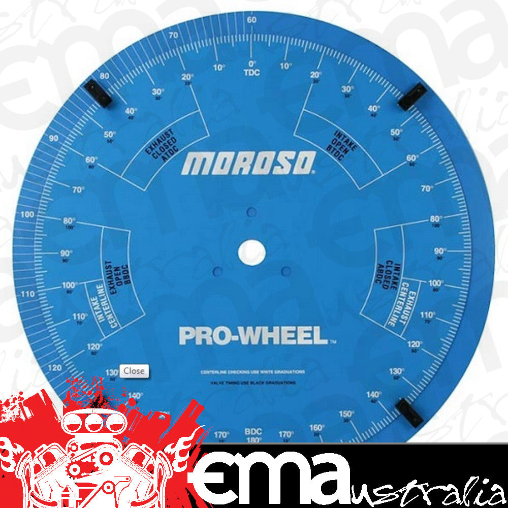 Moroso MO62192 Degree Wheel (18" Dual Degree "Pro Wheel" for Precise Adjustments)