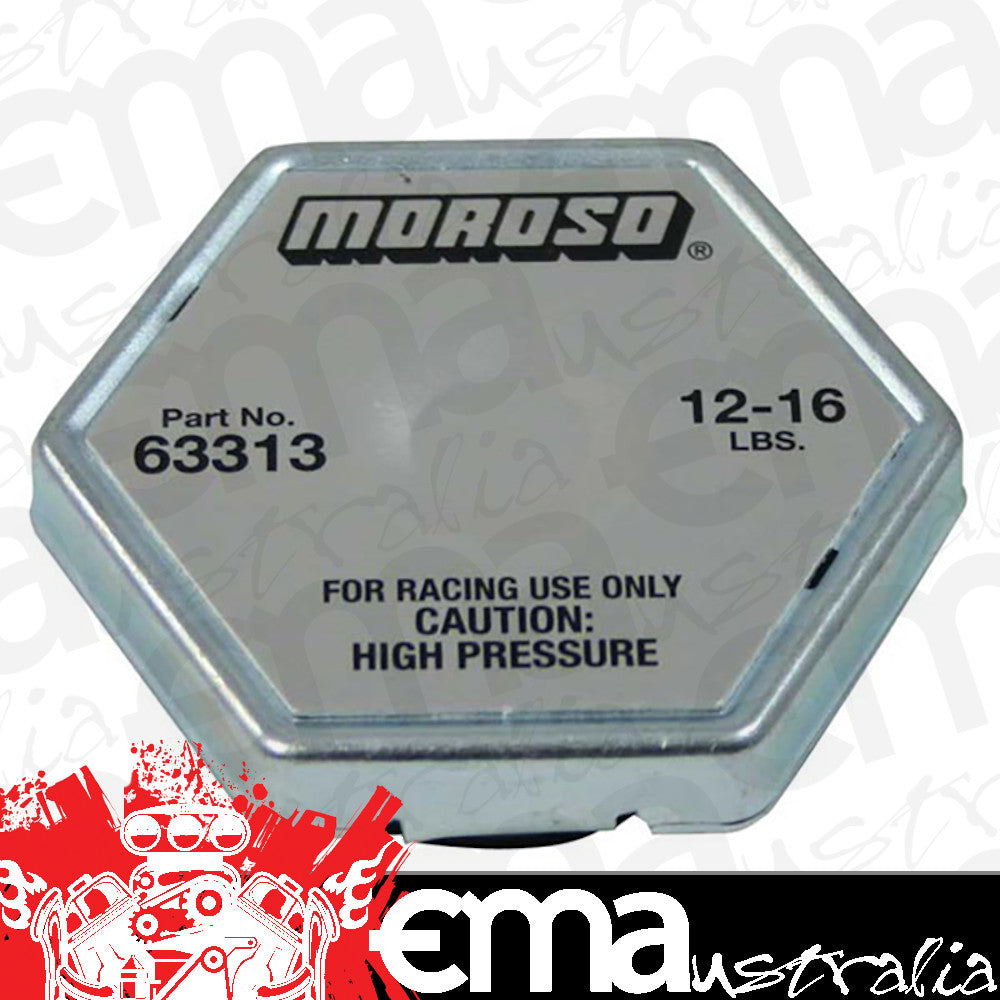 Moroso MO63313 Racing Radiator Cap (12-16 Lbs)