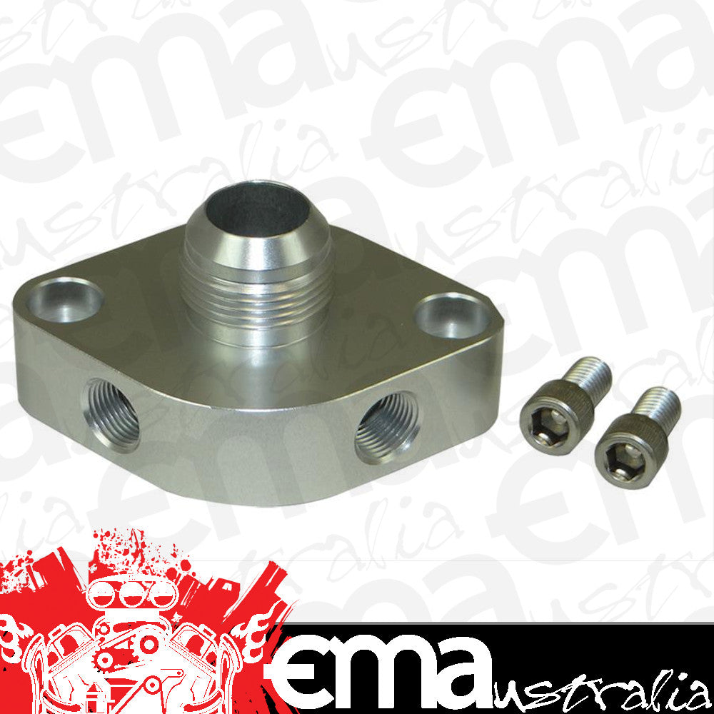 Moroso | MO63475 | Chevy Alloy Water Outlet Filler Neck -16An Outlet 3/8" Npt Ports