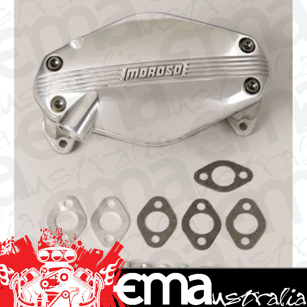 Moroso MO63555 Water Pump Electric 19 Gpm Aluminium Polished Plate Natural Body Chevrolet Small Block (each)