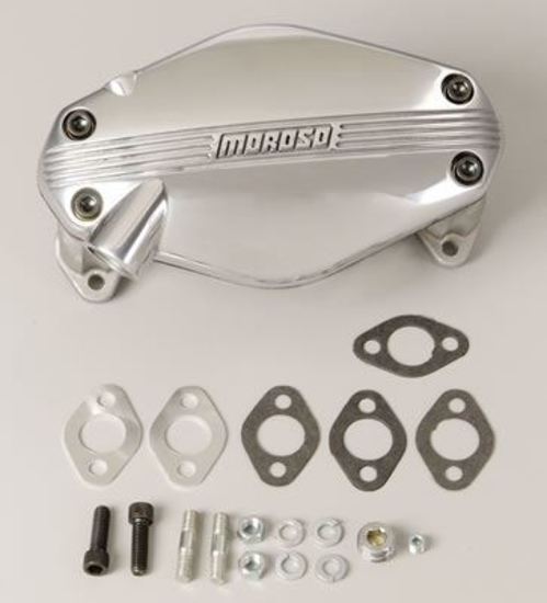 Moroso 63510 Moroso Chevrolet Small Block Water Pump Spacer Kit - Cast Aluminum main image 0