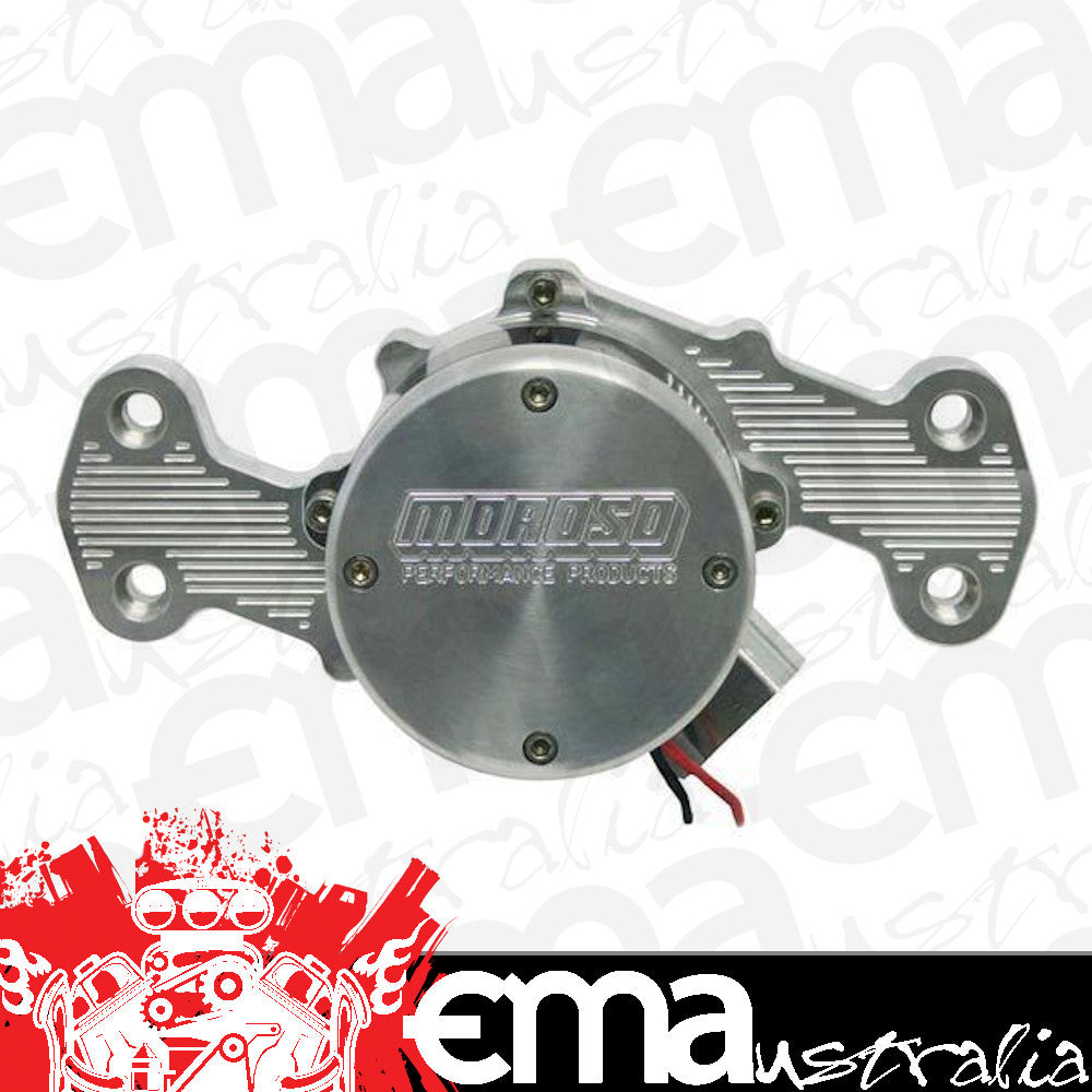 Moroso | MO63557 | Chev SB 283-400 Billet Alloy Electric Water Pump 30-37 Gpm
