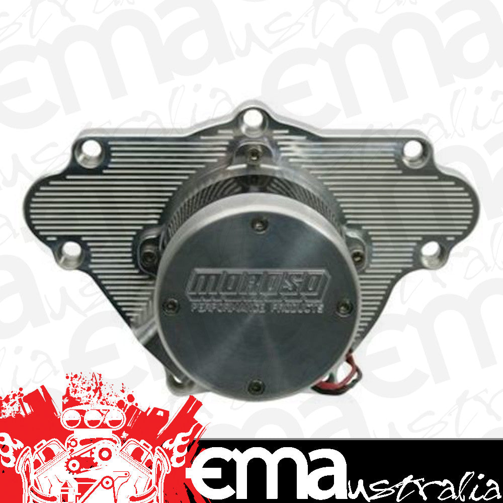 Moroso MO63565 Water Pump Electric 30-37Gpm Billet Aluminium Clear Anodized Mopar Small Block (each)