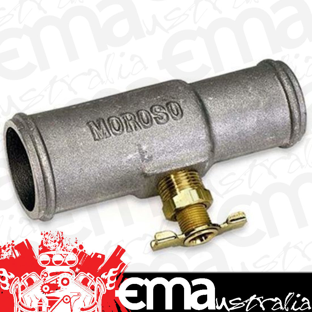 Moroso MO63700 Cooling System Hose Drain Aluminium Natural 1 1/4 In. To 1 9/16 In. Hose Male Hose Barb (each)