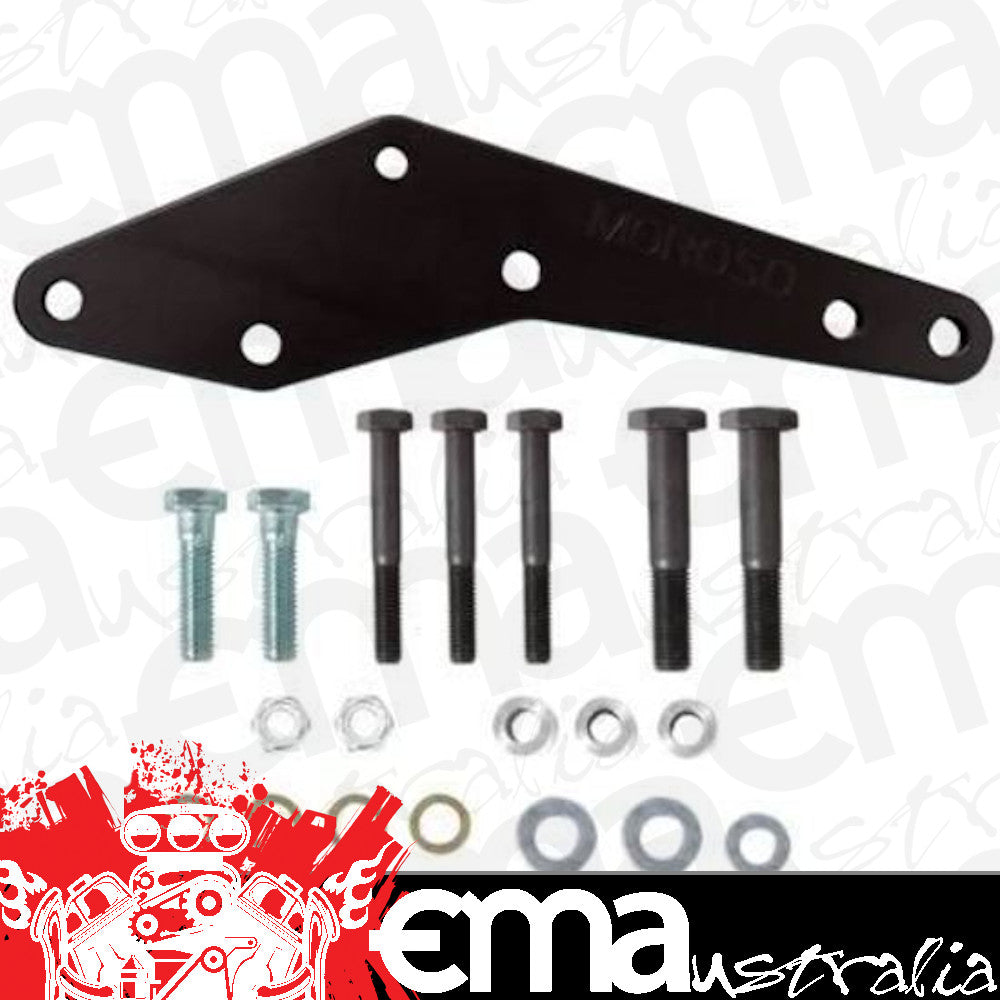 Moroso MO63921 Vacuum Pump Bracket; Mounts To Timing Cover Lower Driver Side;