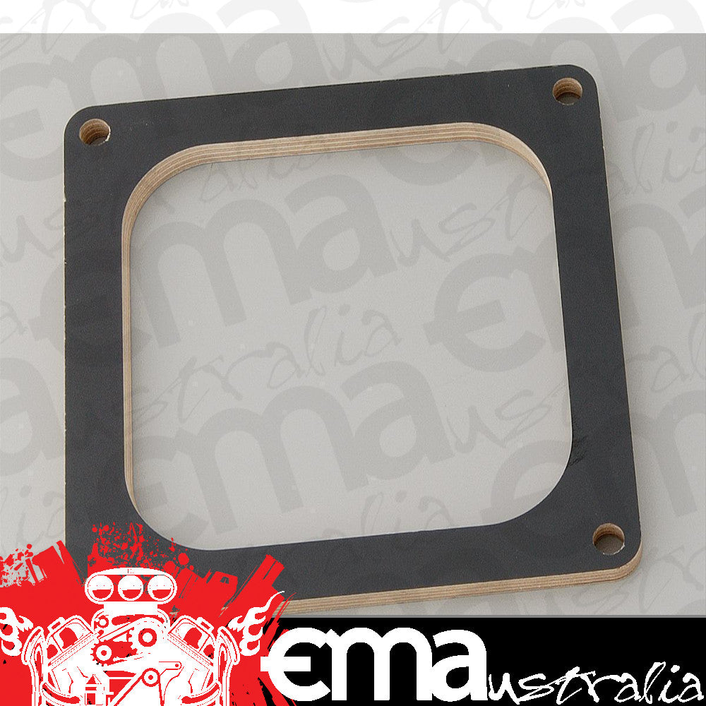 Moroso | MO65016 | 1/2" Phenolic Wood Carburetor Spacer Dominator 4BBl Open Centre