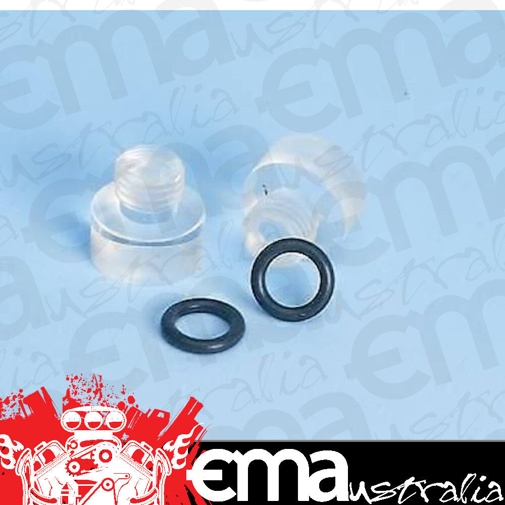 Holley 4150, Claw, 4500, 4160, 2300, 4150 HP Clear-View Float Level Sight Plugs for Carburettors Moroso MO65226