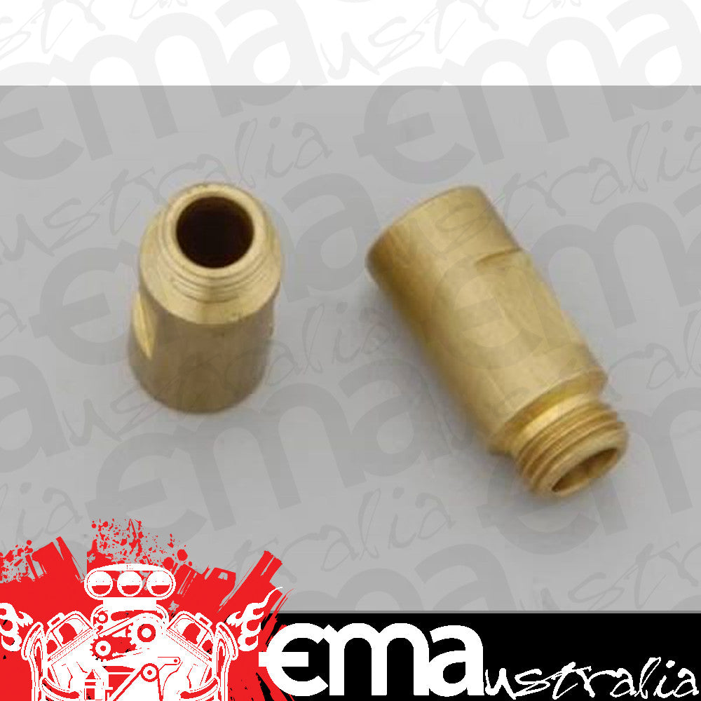 Moroso MO65441 Holley Jet Extensions 5/16"-32 Hp Brass Screw In 4150 Hp/4500 Hp