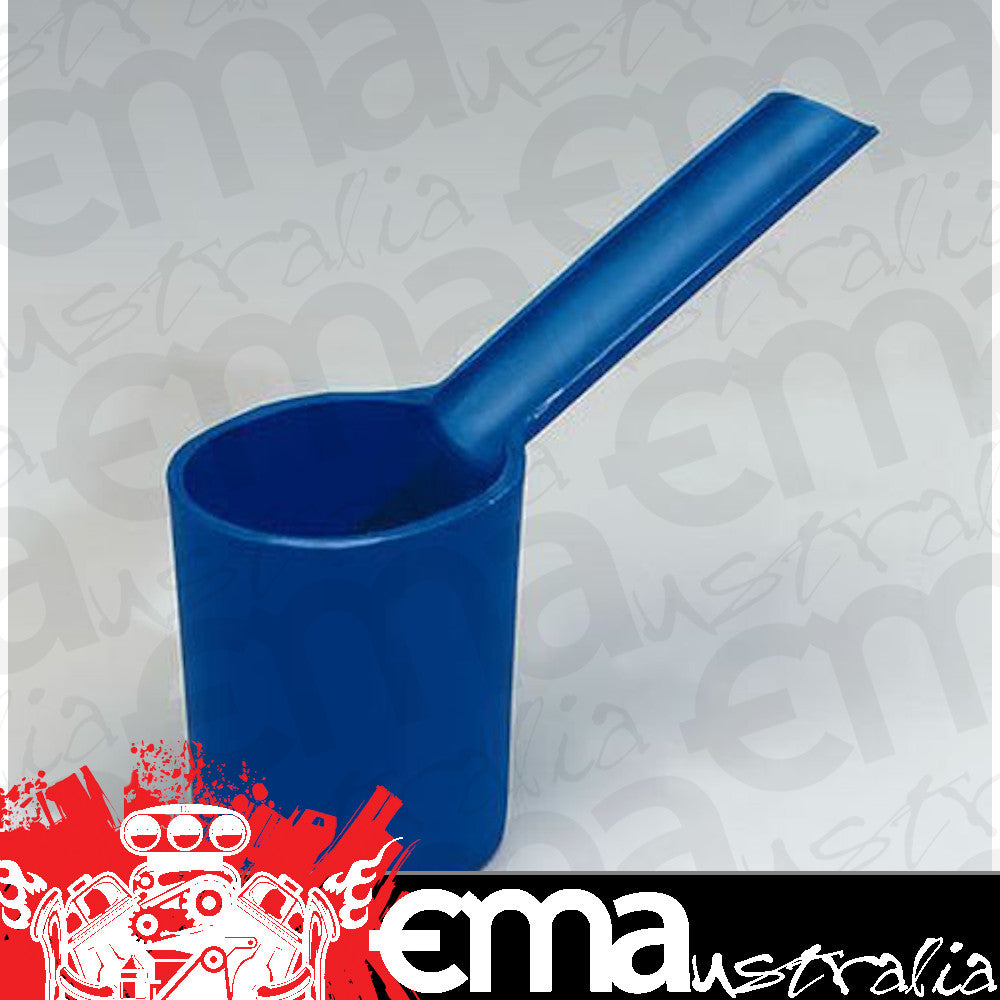 Moroso MO65805 Carburetor Drain Cup Blue Plastic with Channeled Handle