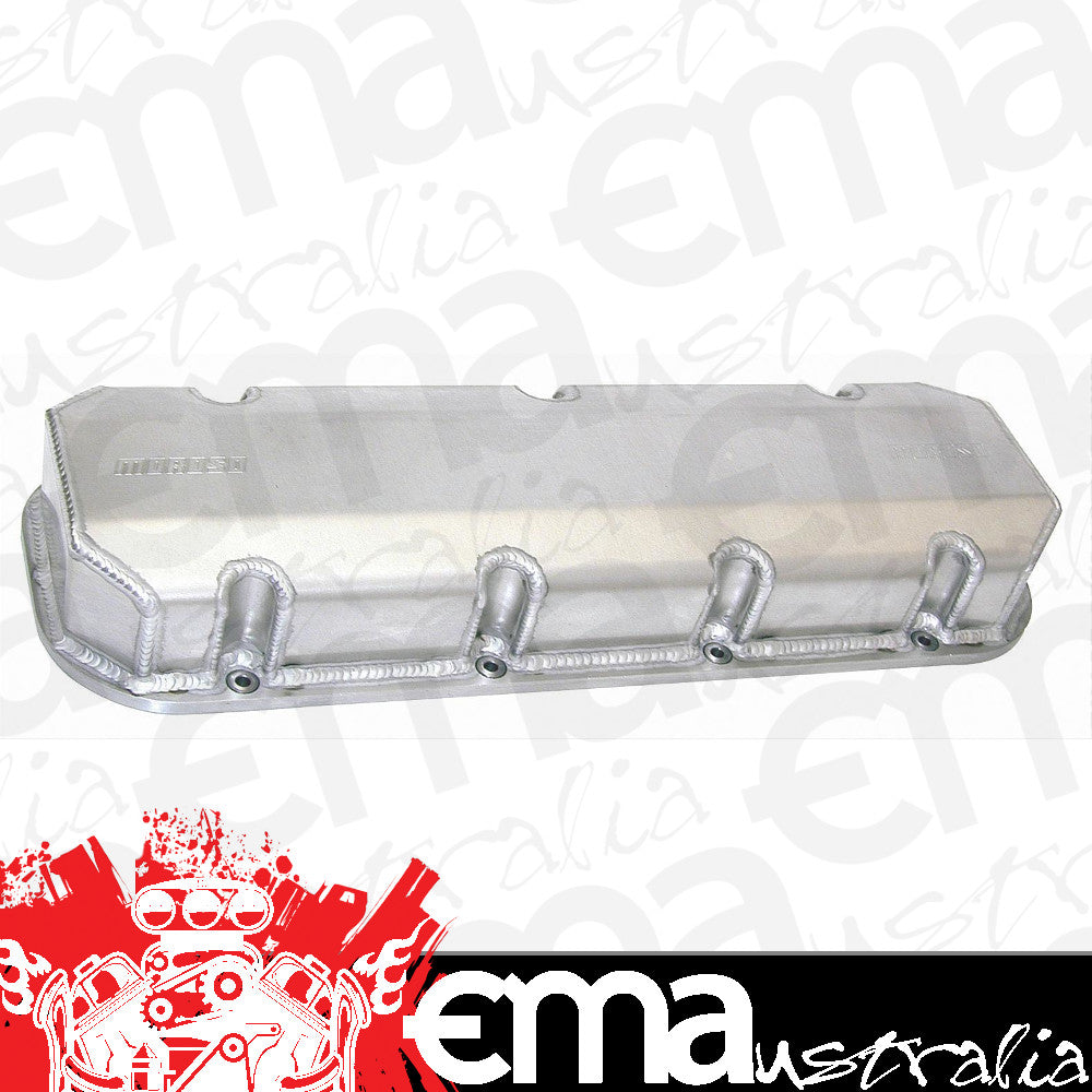 Moroso MO68345 Chev BB Tall Fabricated Alloy Valve Covers 3/8" Billet Rails