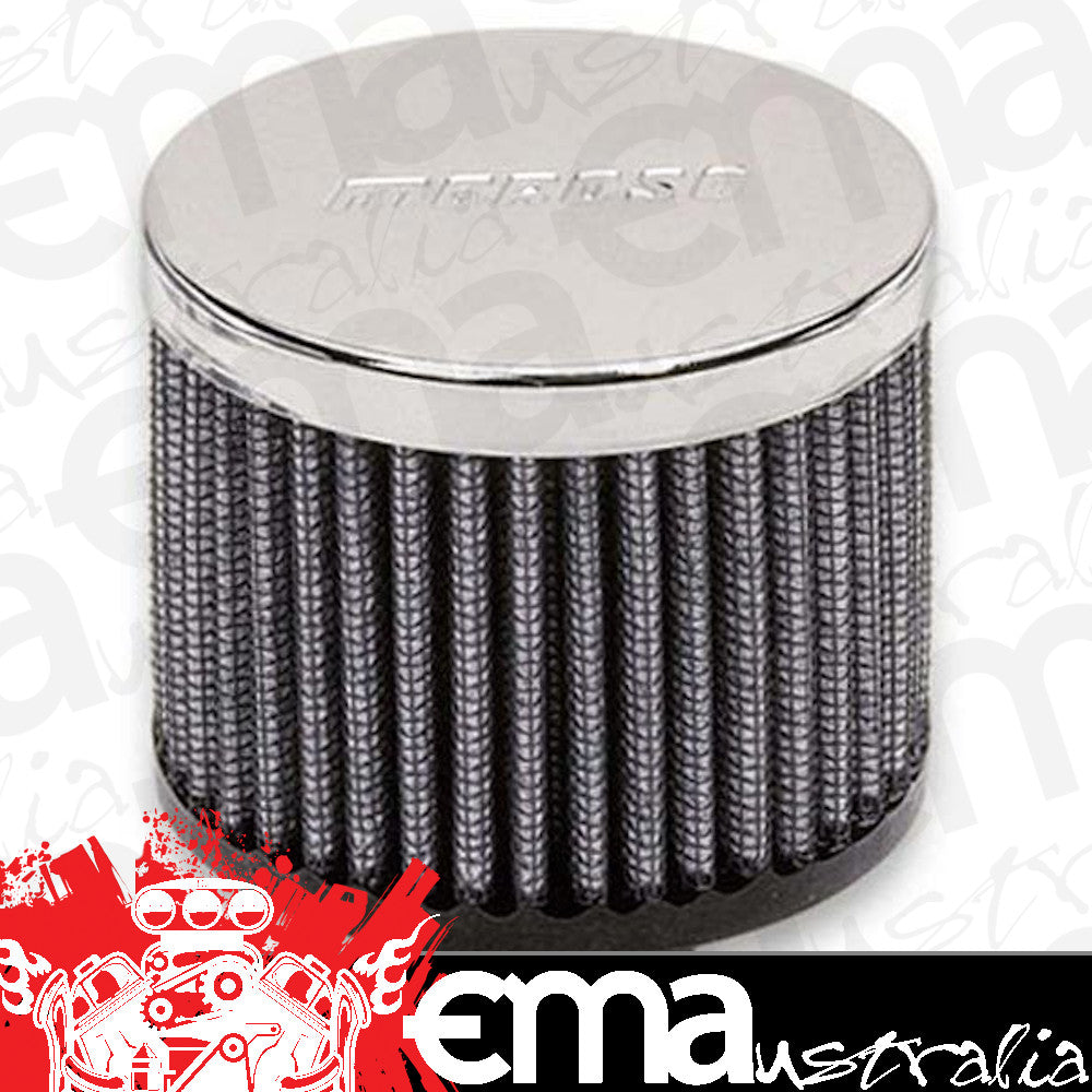 Moroso | MO68817 | Filtered Valve Cover Breather Non-Hooded Style 1-1/4" Push-In