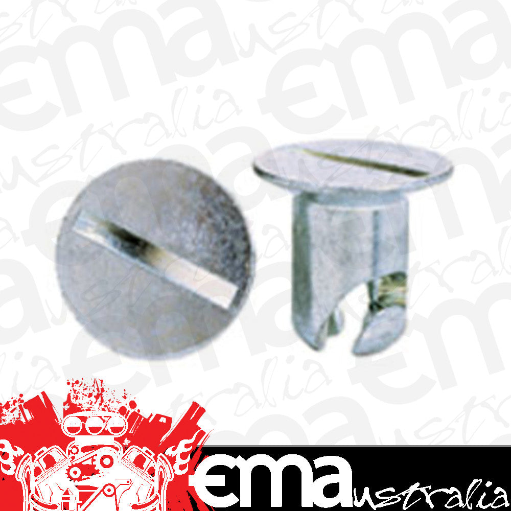 Moroso | MO71300 | Dzus Fasteners (Steel Flush Head Fastener, 7/16" X.500" Medium Body)