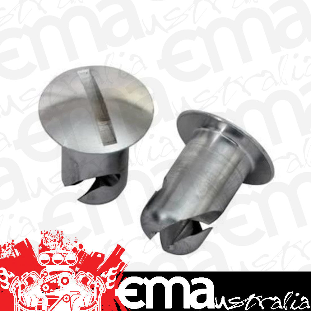 Moroso MO71363 Dzus Fasteners (Aluminium Oval Head Fastener, 7/16" X .450")
