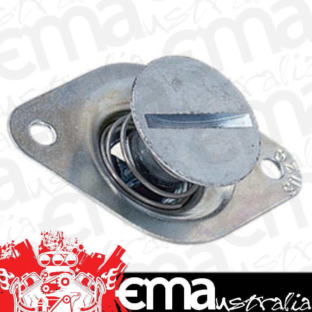 Moroso MO71370 Dzus Fasteners (Steel Large Head Self-Ejecting Fastener, 7/16" X .500", Silver Finish)