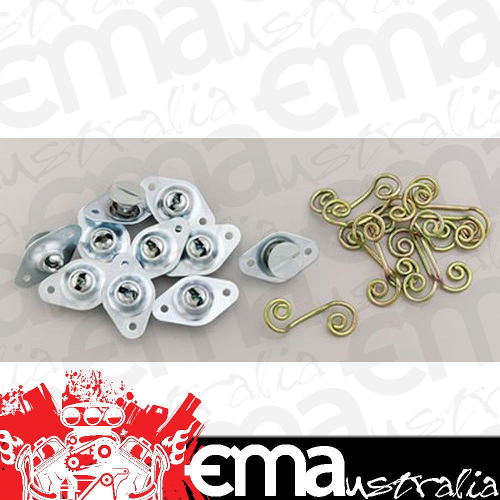 Moroso | MO71450 | Self-Ejecting Fasteners Large Head 5/16'' X.450'' 10 Pack Mor71450