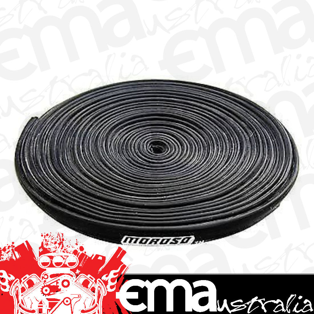 Moroso | MO72004 | Insulated Spark Plug Wire Sleeve Fits 7-8Mm Wire 25Ft Long Black
