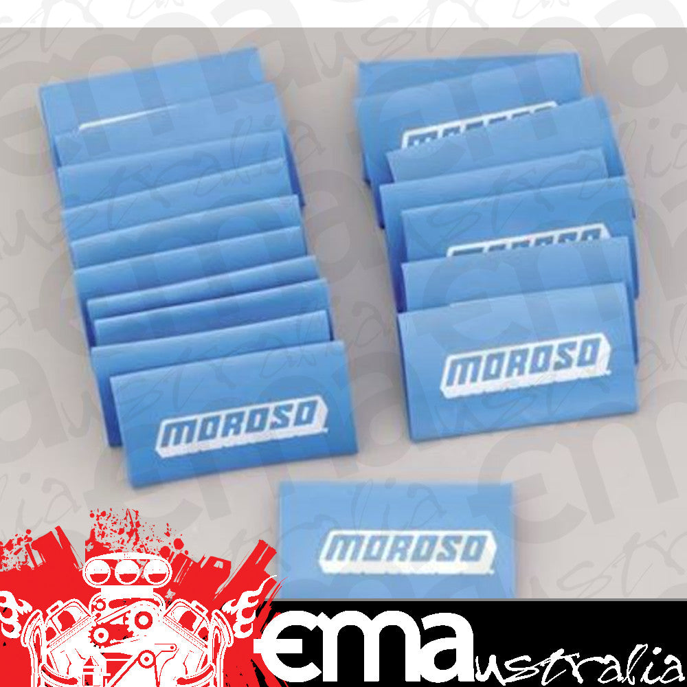Moroso MO72030 Heat Shrink Tubing Blue Set Of 18