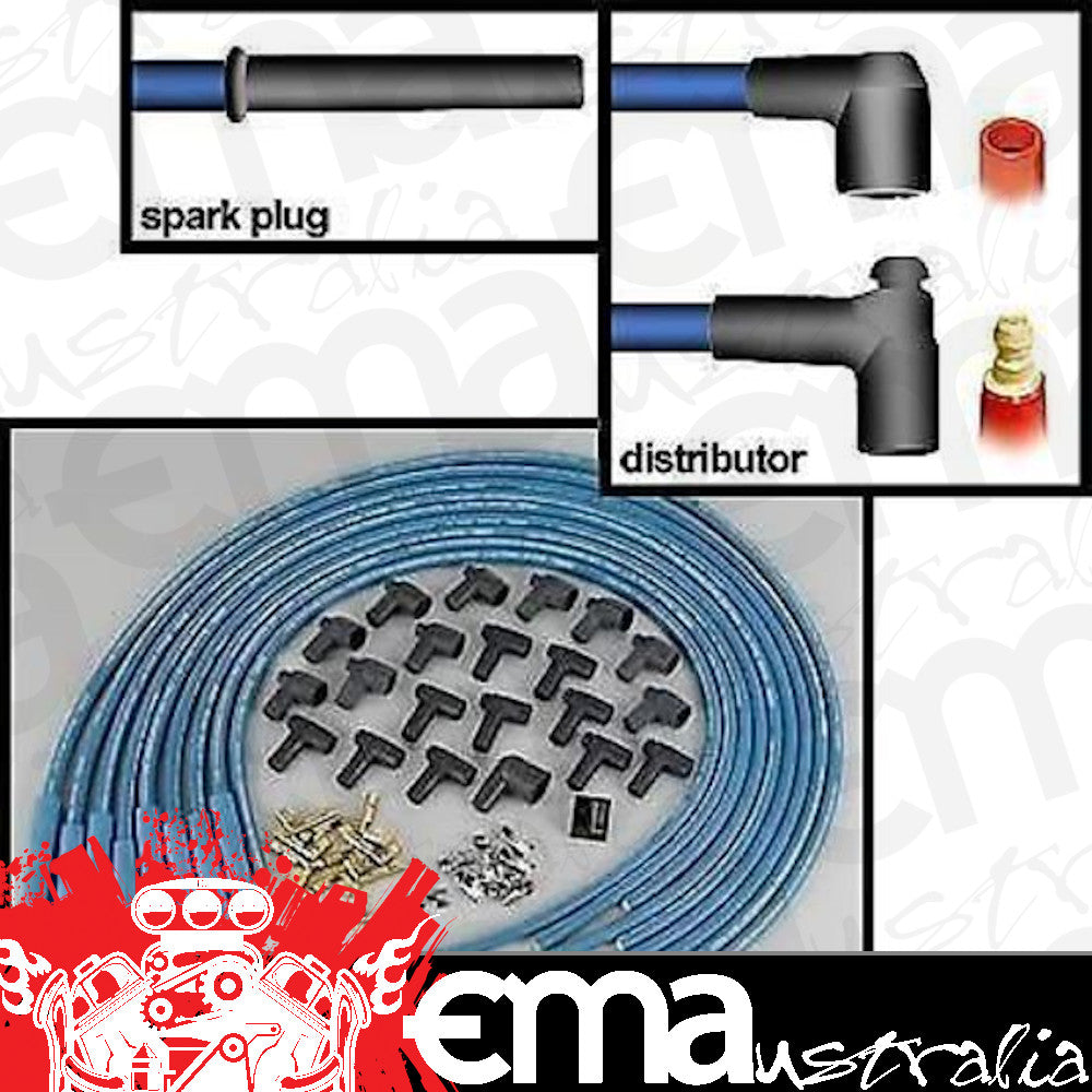 Moroso | MO73701 | Super Max Ii V8 Spark Plug Wires 11Mm Universal Straight Boots Mor73701