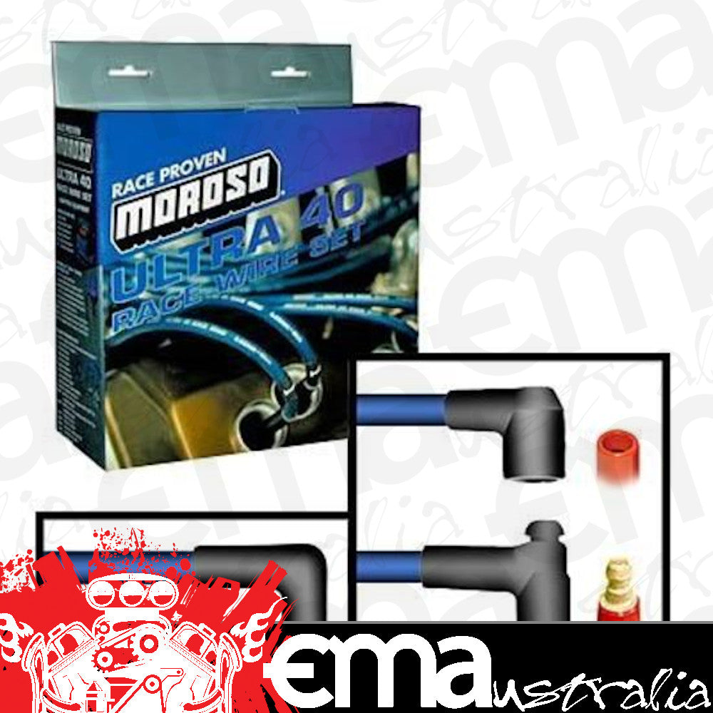 Moroso MO73800 Ultra 40 Race Wire; Universal Wire Set; 90 Deg;