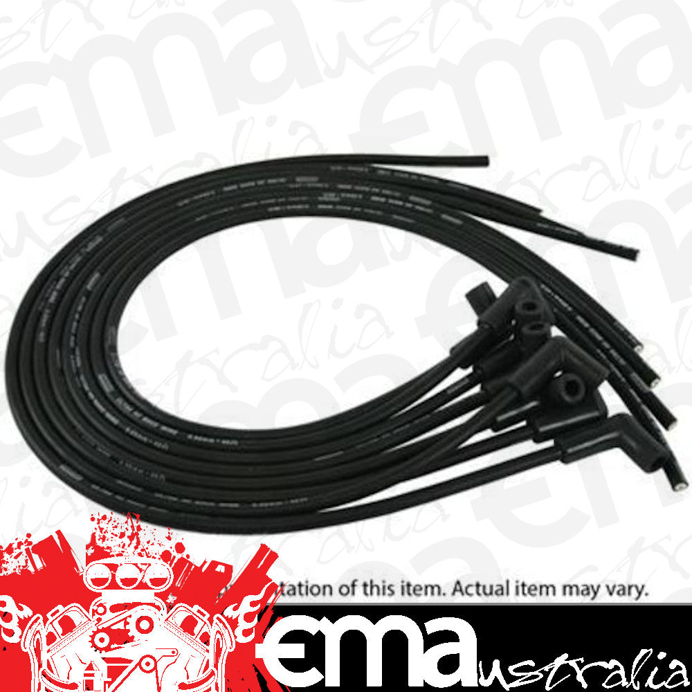 Moroso MO73815 Ultra 40 Race Wire; Universal Wire Set; Straight; Black/Black Boots