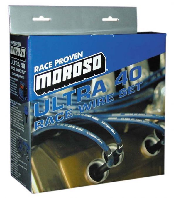 Moroso MO73822 Ignition Wire Set Ultra 40 Blk