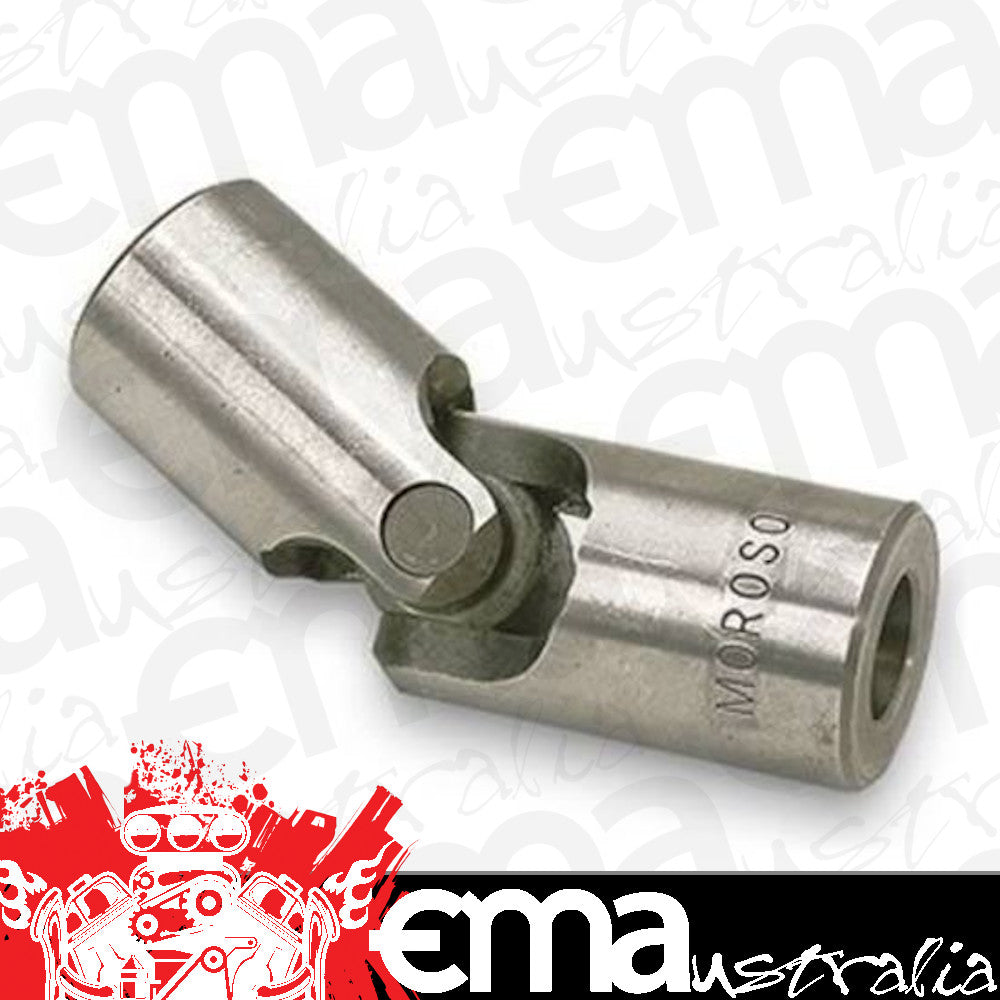 Moroso MO80120 Steering Universal Joint Standard Steel Natural 5/8 In. Smooth Bore 5/8 In. Smooth Bore (each)
