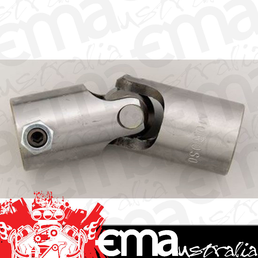 Moroso MO80131 Steering Universal Joint; 0.75 In. -36 Spline To 0.75 In. Od Shafts; 1.25 In. Od;