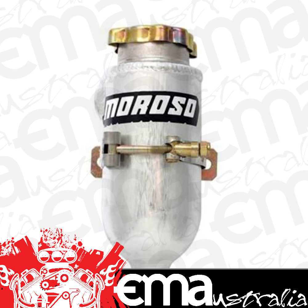 Moroso MO85450 Filler/Breather Tank; Panel Mount; 8 In. Length; 3 1/8 In. Dia.; 1 Qt. Capacity;