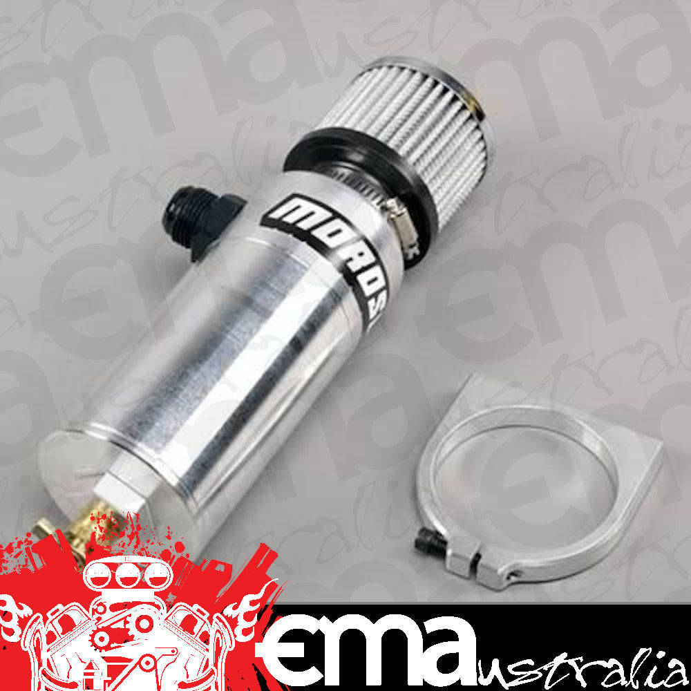 Universal Vacuum/Dry Sump Alloy Breather Tank 3-1/8"D X 11-1/2"H Round Moroso MO85500