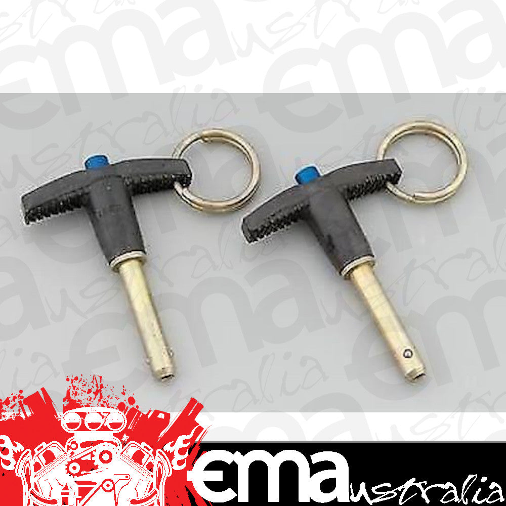 Moroso MO90440 Quick Release Pins 1/2" Diameter 2.5" Long 31 160 Lb Shear Load
