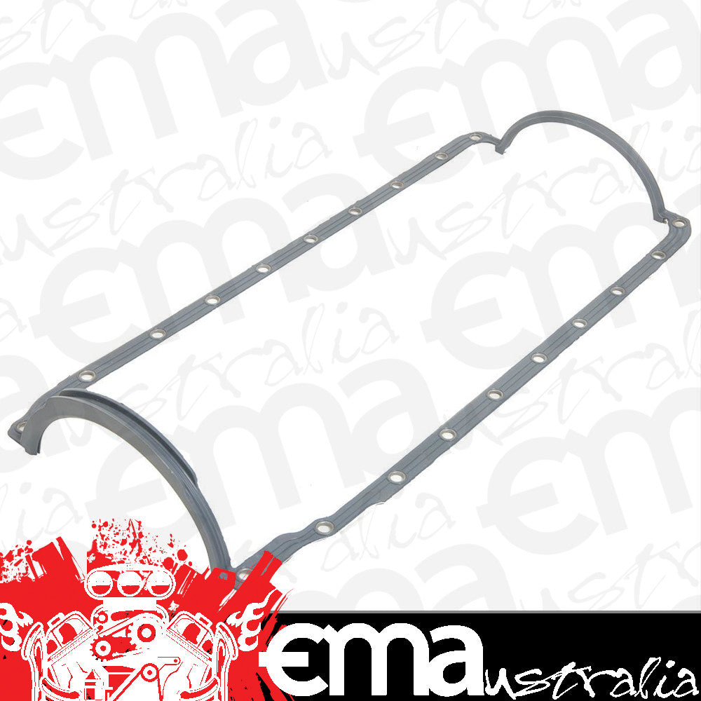 Moroso MO93154 1 Pce Oil Pan Gasket Chev BB 454 Reinforced RuBBer Mor93154