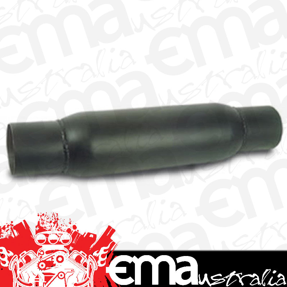 Moroso MO94052 Spiral Flow Racing Muffler 4" O.D X 12" Long 3-1/2" Inlet/Outlet