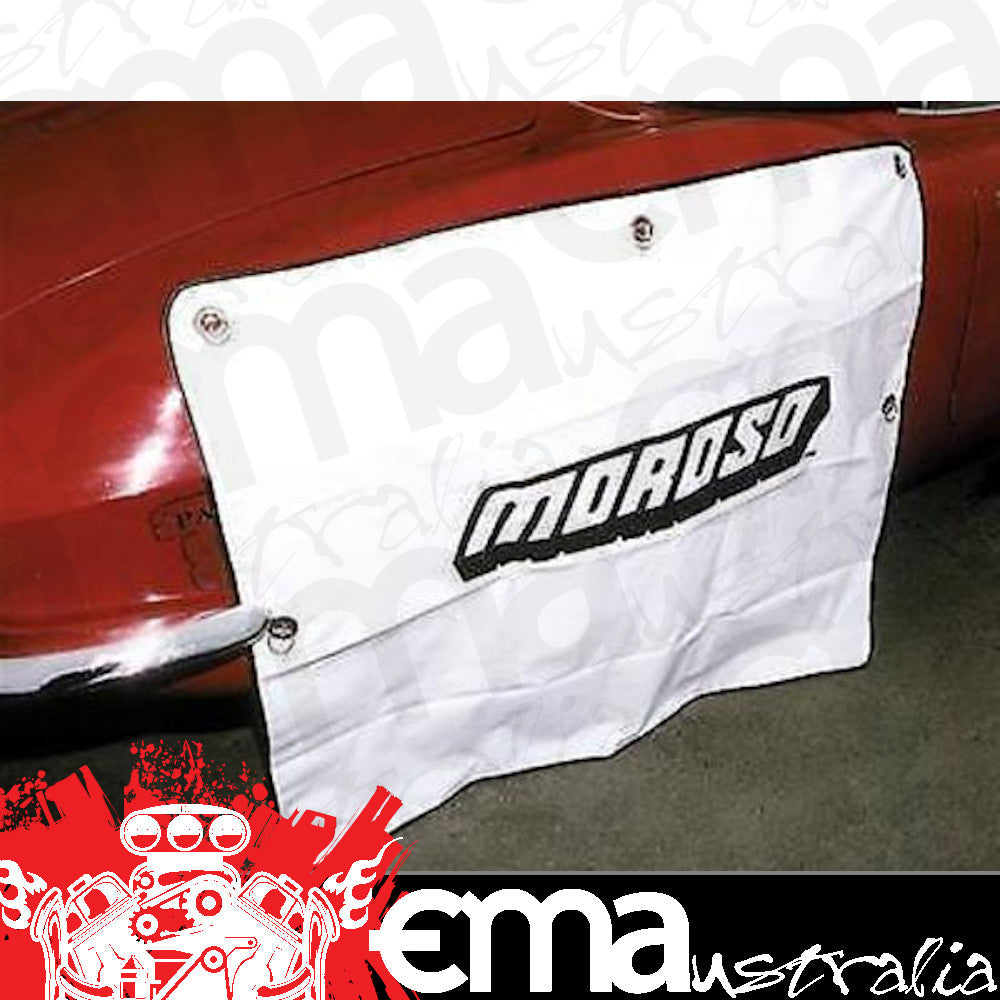 Moroso MO99421 Tyre Cover White Vinyl Suction Cup Fit for Tyres Up To 42" X 36" Mor99421