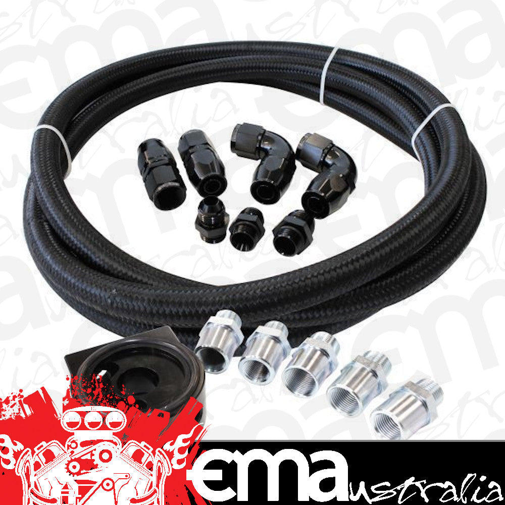Aeroflow AF30-4000 Universalersal Oil Cooler Line Kit 3/4-" 13/16" M18 M20 & M22